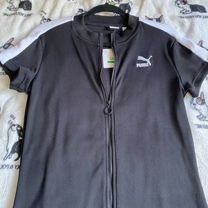NWT Puma ribbed tight black noir dress